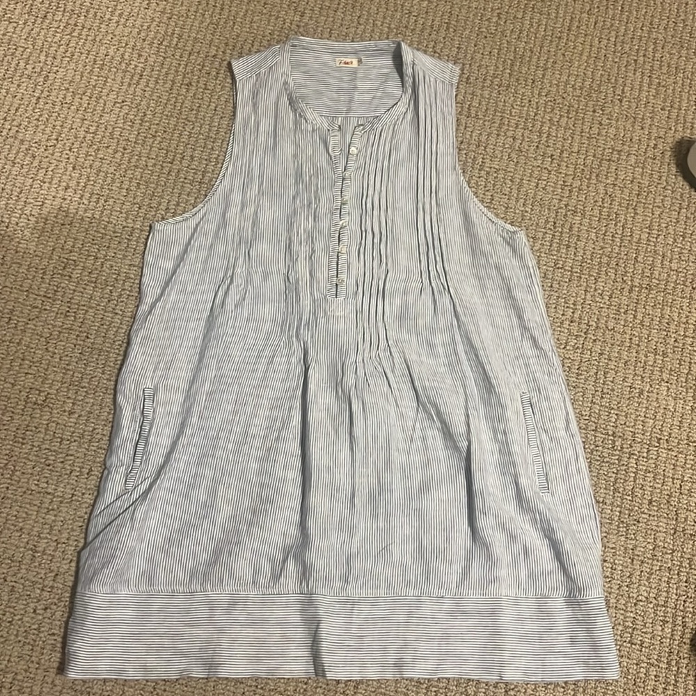 Faherty Isha Linen Dress